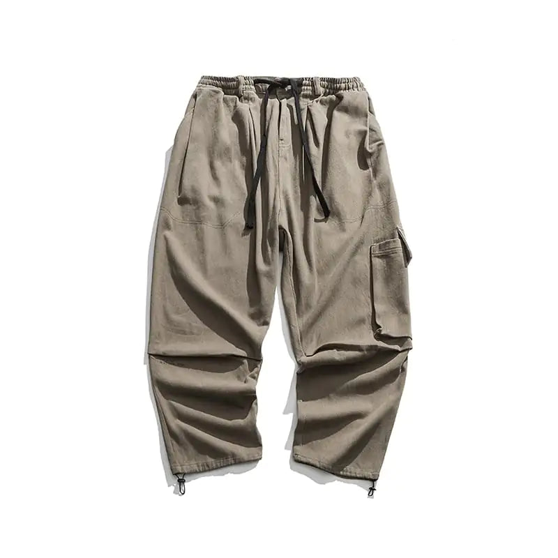 Straight Wide Leg Cargo Pants