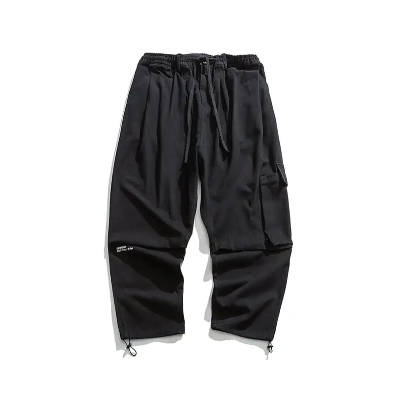 Straight Wide Leg Cargo Pants