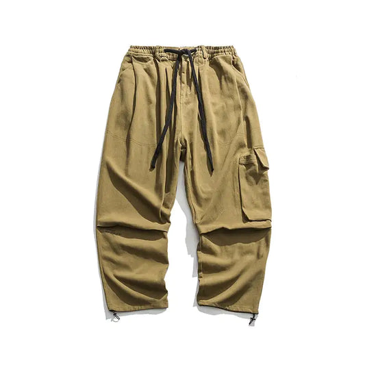 Straight Wide Leg Cargo Pants